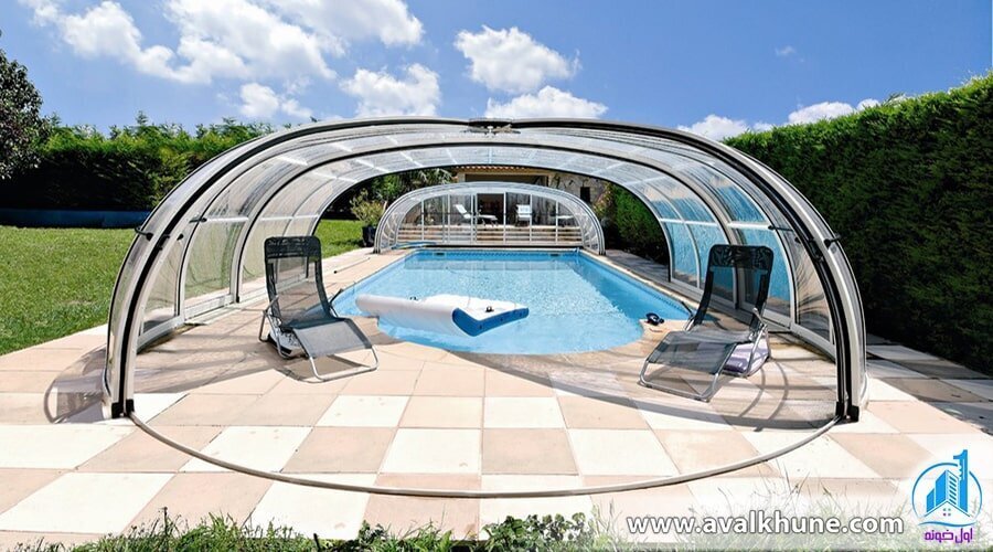 طراحی سقف استخر ویلا و مهم‌ترین نکاتی که باید بدانید!
