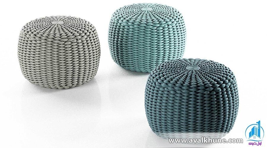 زیباترین مدل‌های پاف برای دکوراسیون داخلی ویلا