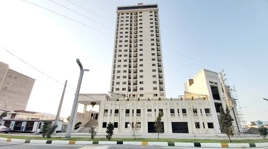 معرفی کامل برج نیلی پلاس سرخرود - پلاک اول ساحل