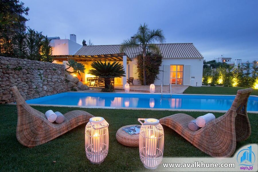 ایده‌های جذاب نورپردازی ویلا برای محوطه‌ای لوکس و رؤیایی