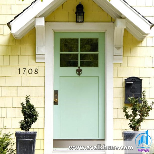 رنگ آمیزی درب ورودی ویلا رنگ آمیزی درب ورودی ویلا