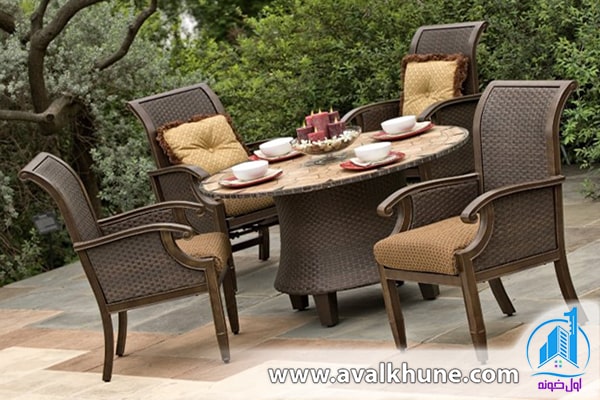 ثابت و ایمن بودن مبلمان حصیری ثابت و ایمن بودن مبلمان حصیری