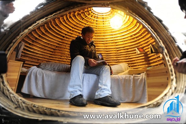 خانه تخم مرغی در پکن؛ چین خانه تخم مرغی در پکن؛ چین