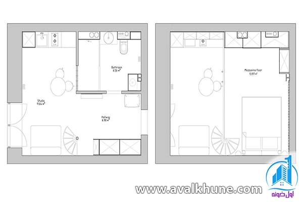 پلان طبقهها آپارتمان و نمونه چیدمان دکوراسیون پلان طبقهها آپارتمان و نمونه چیدمان دکوراسیون