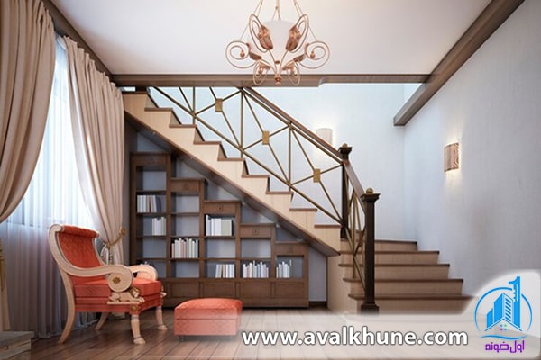 نوع راه پله به شکلهای مختلف