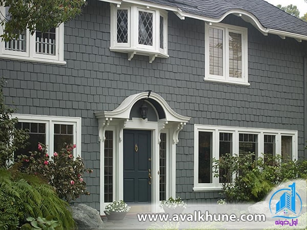 استفاده مناسب از رنگ ها در رنگ آمیزی درب ورودی ویلا استفاده مناسب از رنگ ها در رنگ آمیزی درب ورودی ویلا