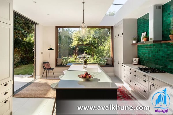 حذف درهای بلند و ارتباط موثر با منظره ویلا