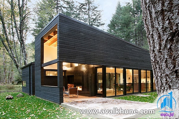 طراحی ویلای چوب طراحی ویلای چوب