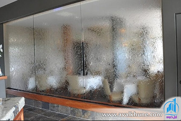 پاریتیشنبندی آبنمای شیشهای پاریتیشنبندی آبنمای شیشهای