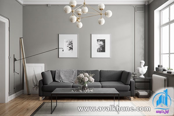 طراحی به سبک مونوکروم با رنگ خاکستری طراحی به سبک مونوکروم با رنگ خاکستری