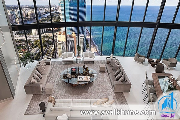 ویژگیها و امکانات پنت هاوس ویژگیها و امکانات پنت هاوس