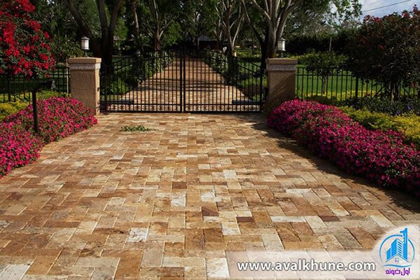 سنگ فرش تراورتن