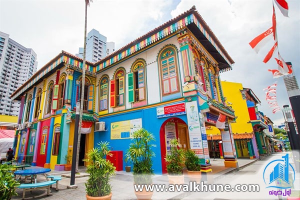 ساختمان روشن، هندوستان کوچک، سنگاپور ساختمان روشن، هندوستان کوچک، سنگاپور