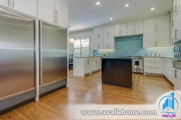 وسایل براق و کفپوشهای چوبی در ویلای شمال