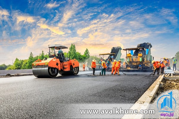 مراحل اجرای آسفالت در چمستان