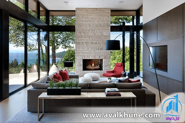 جایگاه رنگها در طراحی ویلا به سبک اروپایی