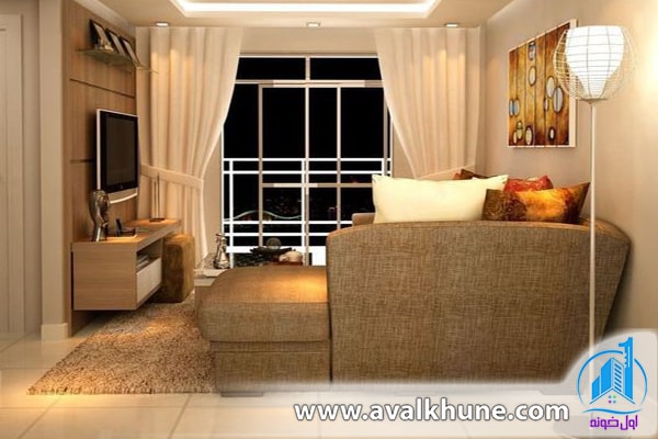 استفاده از چراغ سقفی در طراحی داخلی ویلا دوبلکس