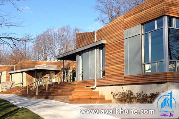 ویژگی‌های بارز نمای چوبی