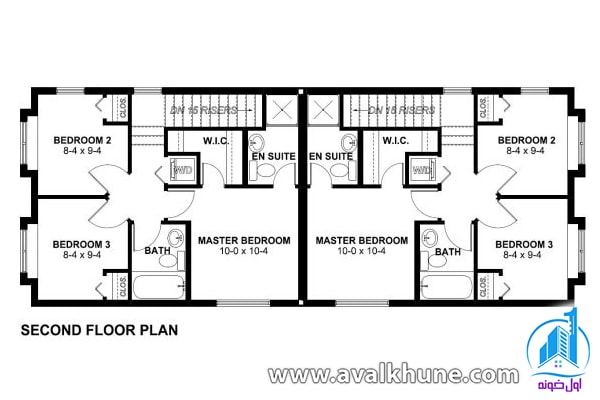 پلان طبقه دوم