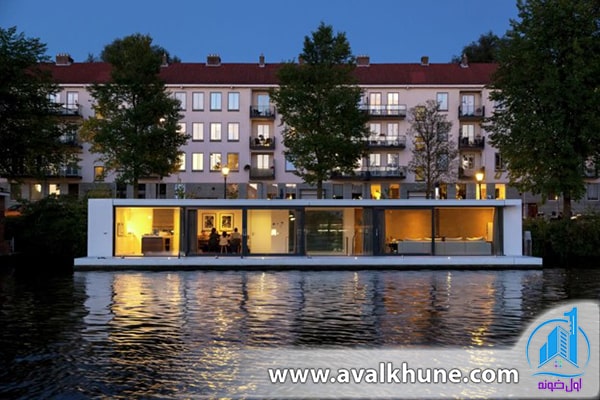 خانه آبی در آمستردام؛ هلند خانه آبی در آمستردام؛ هلند