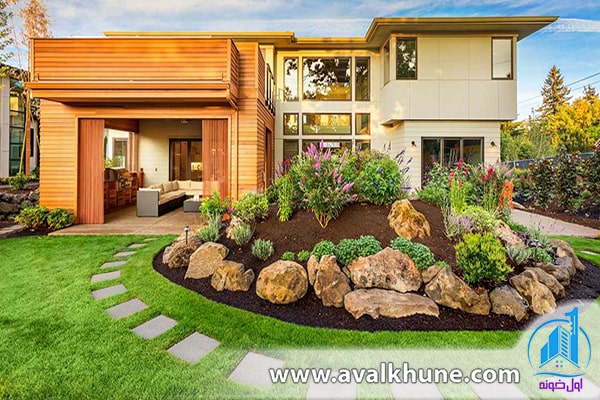 محوطه سازی ویلای کوچک محوطه سازی ویلای کوچک