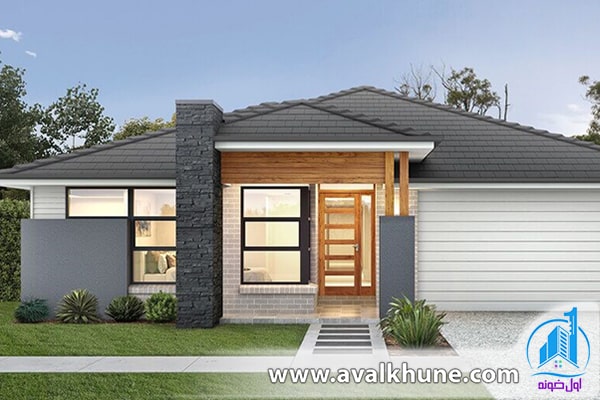 ویلایی معاصر و تک طبقه