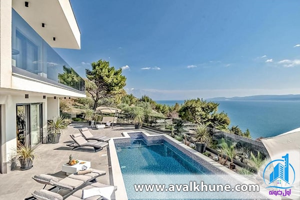 موقعیت مکانی ویلا از نظر چشم انداز