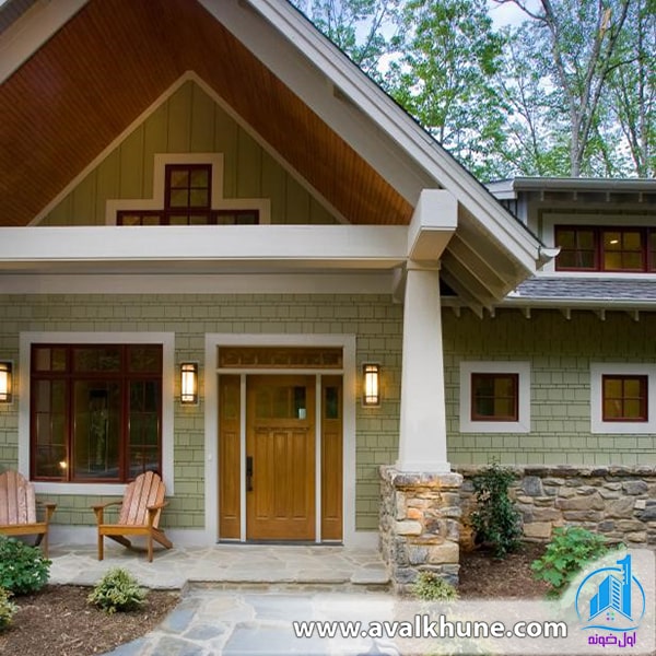 رنگ بلوطی در رنگ آمیزی ویلای شمال رنگ بلوطی در رنگ آمیزی ویلای شمال