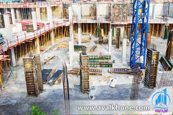 اجرای فونداسیون با پیمانکار حرفهای