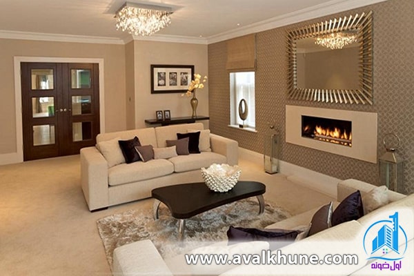 طراحی داخلی به سبک مونوکروم بارنگ برنزه طراحی داخلی به سبک مونوکروم بارنگ برنزه