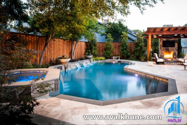 تصویر استخر پس از بازسازی