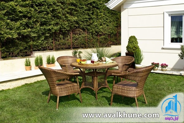 دوام و استحکام مبلمان حصیری در فضای باز دوام و استحکام مبلمان حصیری در فضای باز
