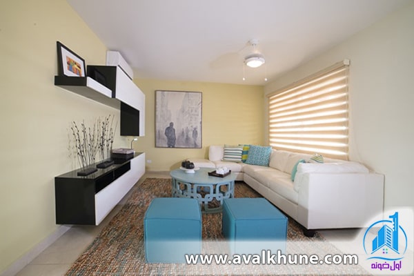 اتاق نشیمن ویلای دوبلکس