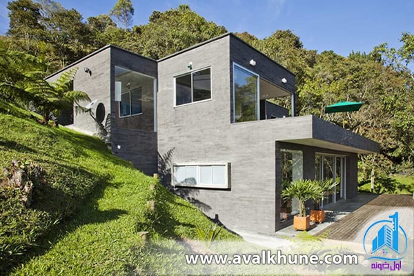 هزینه ساخت ویلا در زمین شیبدار