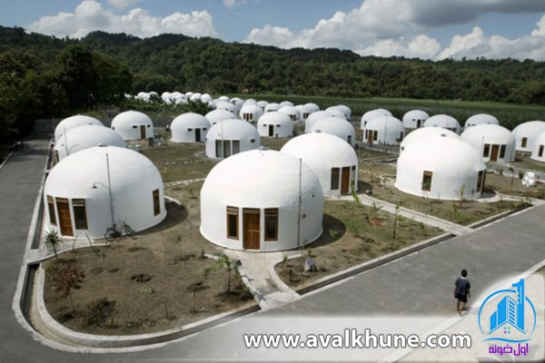 خانه های گنبدی در اندونزی خانه های گنبدی در اندونزی