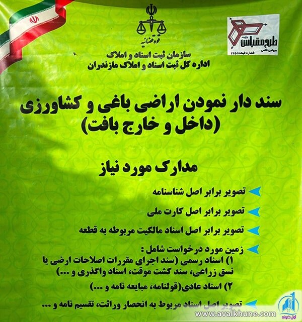 گرفتن سند تک برگ