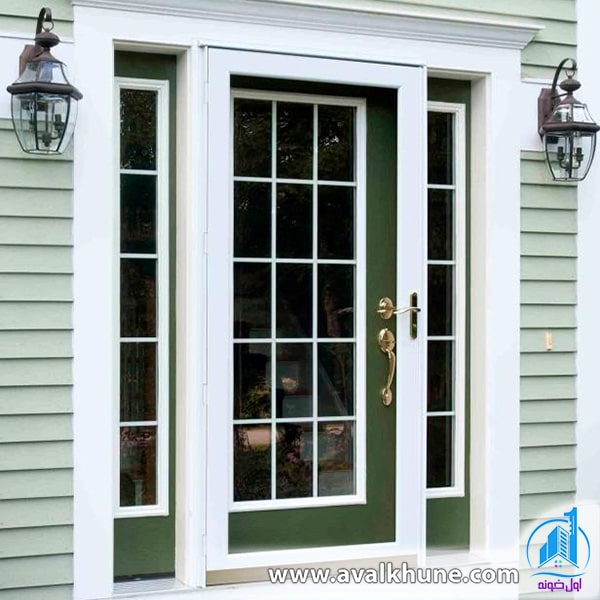 رنگ آمیزی باشکوه درب ورودی ویلا رنگ آمیزی باشکوه درب ورودی ویلا