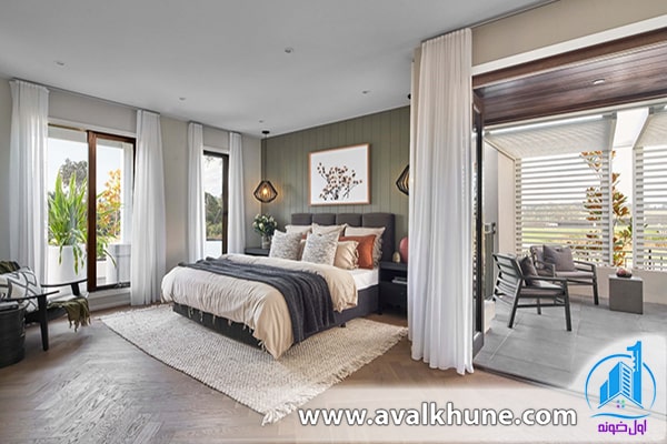 یک اتاق خواب مستر رویال زیبا در ویلا یک اتاق خواب مستر رویال زیبا در ویلا