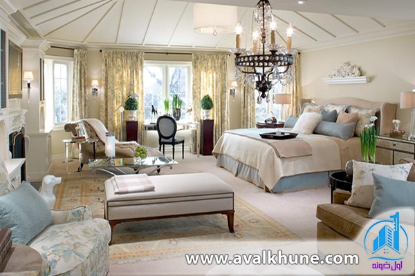 ویژگیهای اتاق خواب مستر رویال در ویلا ویژگیهای اتاق خواب مستر رویال در ویلا