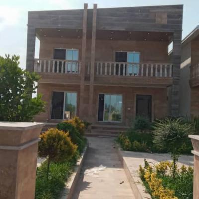 ویلا دوبلکس نما سنگ با محوطه سازی