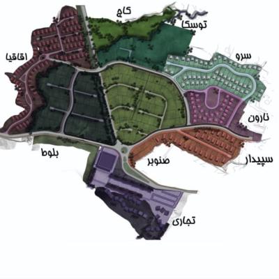 فروش زمین های جنگلی با ویو دریا